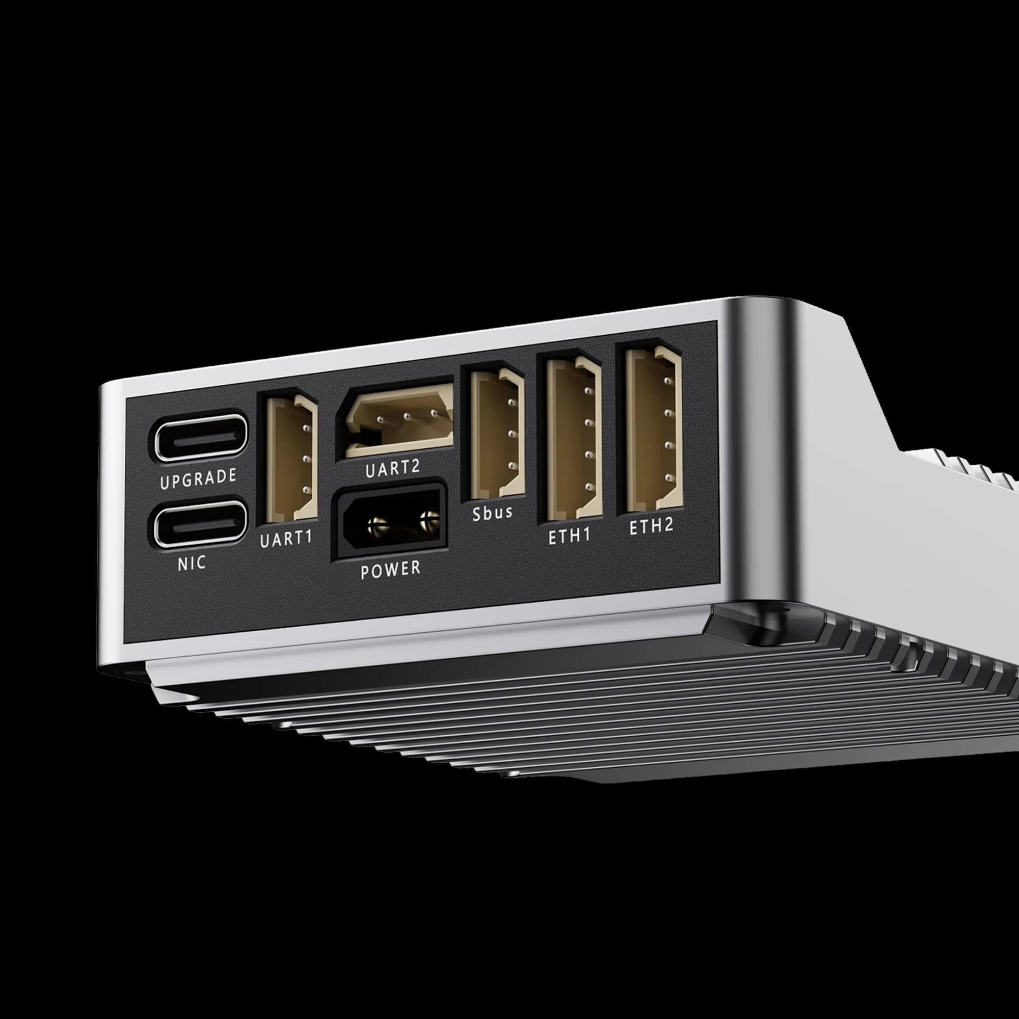 NEBULA-7 的 USB、UART、SBUS、电源和双以太网接口