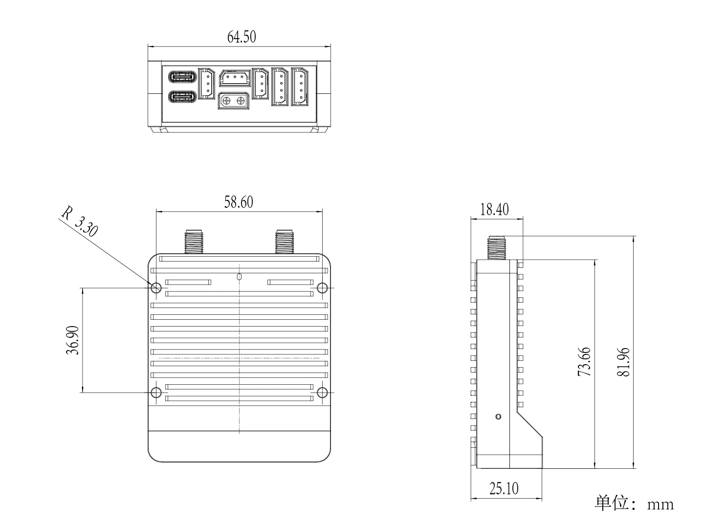 Mounting dimensions